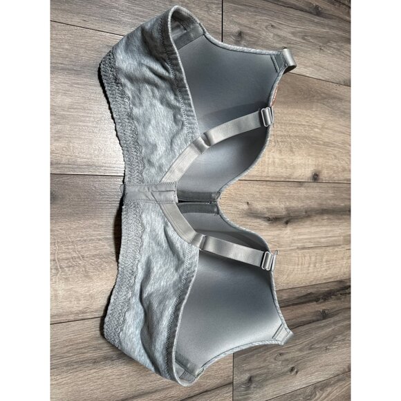 Womens Ambrielle Full Coverage Lightly Padded Gray Bra 42DD With Adjustable Stra - Picture 3 of 7